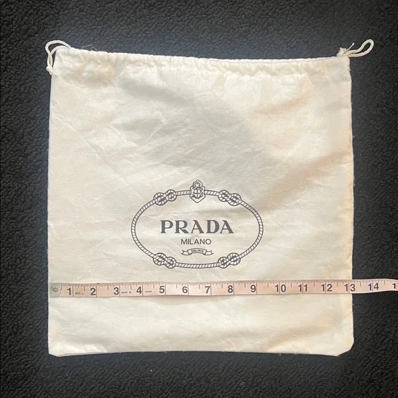 Prada Cream Drawstring Bag - Picture 2 of 5
